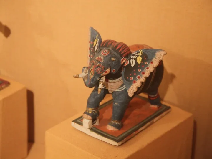 Hand-Carved Wooden Elephant Set
